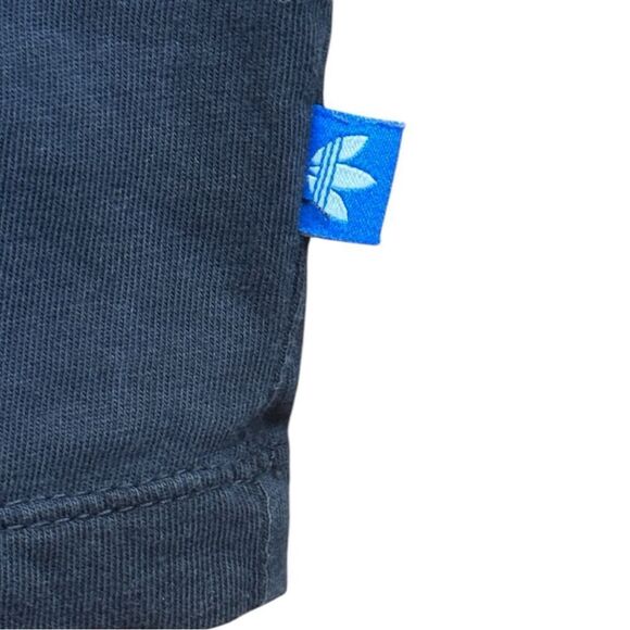 Adidas Black Short Sleeve Tee with Trefoil Logo Sz XS - Picture 2 of 11